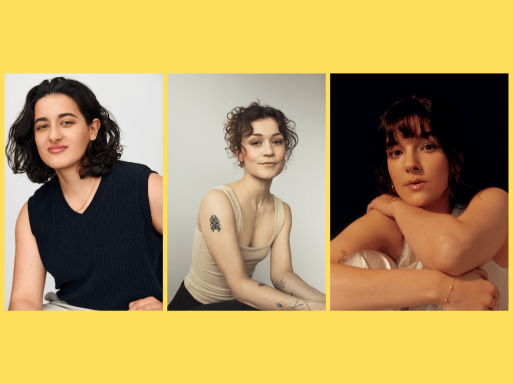 Rasha Abdallah, Sabrina Bégin Tejeda et Charlie Monty en résidence